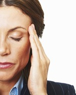 left temple and back of head headache